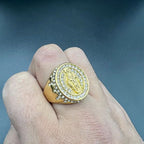 Anillo Católico de Acero Inoxidable de la Virgen María