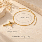 St. Benedict Symbol Crucifix Necklace