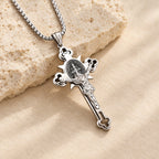 St. Benedict Symbol Crucifix Necklace