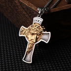 Collar de Joyería con Cruz de Jesús
