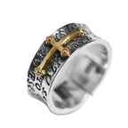 Anillo Ajustable de Cruz