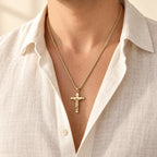 Jewelry Crucifix Pendant Charm Necklace