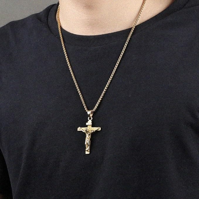 Collar con Dije Crucifijo de Joyería
