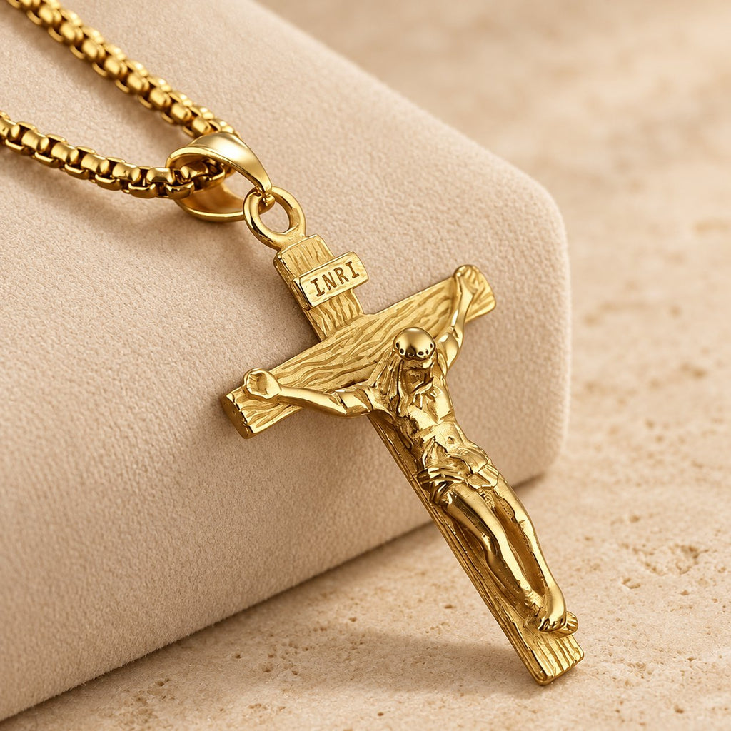 Jewelry Crucifix Pendant Charm Necklace