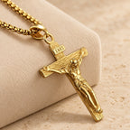 Jewelry Crucifix Pendant Charm Necklace