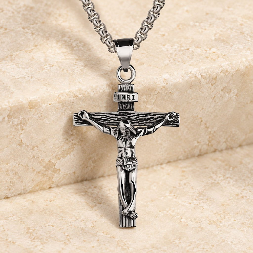 Jewelry Crucifix Pendant Charm Necklace