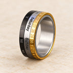 "The Genesis" Time and Date Ring