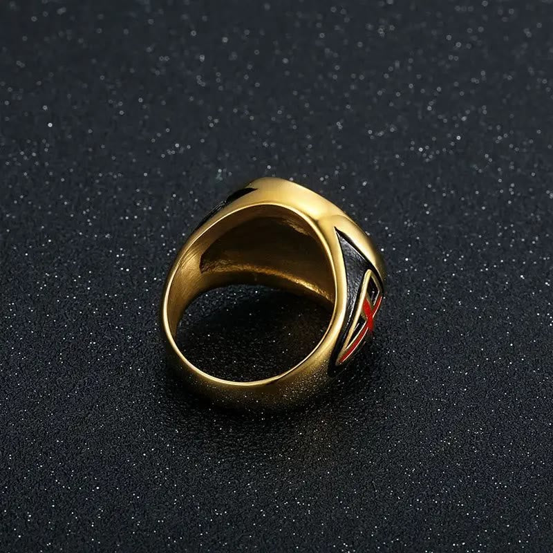 Anillo de Titanio Escudo Protector de Armadura de Caballero
