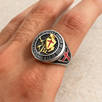 Knight's Armor Shield Protection Titanium Ring