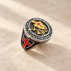 Knight's Armor Shield Protection Titanium Ring