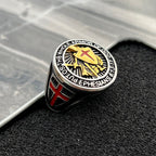 Anillo de Titanio Escudo Protector de Armadura de Caballero
