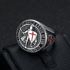 Anillo de Titanio Escudo Protector de Armadura de Caballero