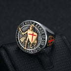 Anillo de Titanio Escudo Protector de Armadura de Caballero