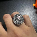 Anillo de Titanio Escudo Protector de Armadura de Caballero