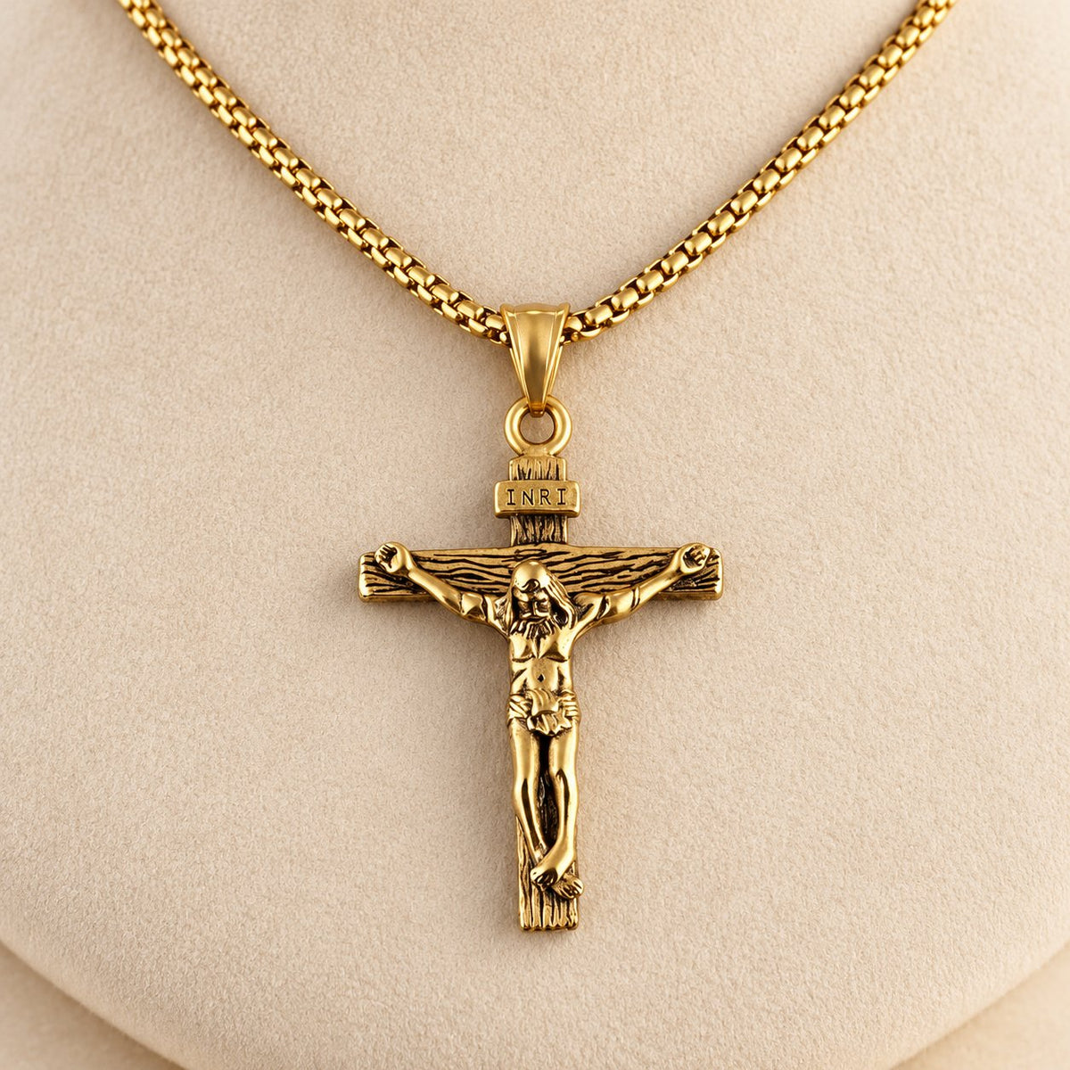 Jewelry Crucifix Pendant Charm Necklace