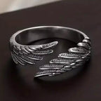 Anillo Ajustable de Alas de Ángel Puras
