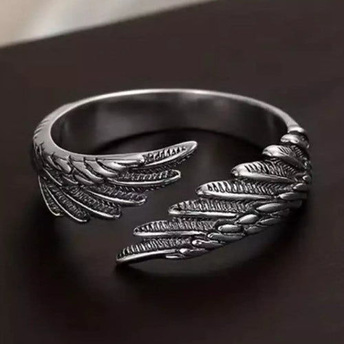 Anillo Ajustable de Alas de Ángel Puras