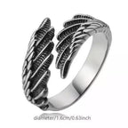 Anillo Ajustable de Alas de Ángel Puras