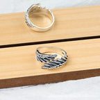 Anillo Ajustable de Alas de Ángel Puras