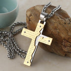 Collar con Dije de Cruz Crucifijo de Jesús