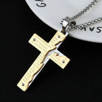 Collar con Dije de Cruz Crucifijo de Jesús