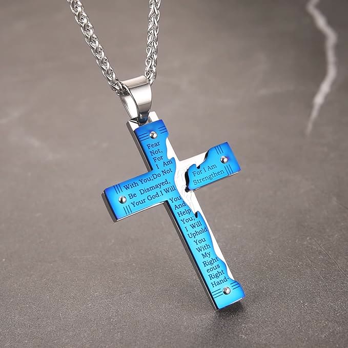 Collar con Dije de Cruz Crucifijo de Jesús