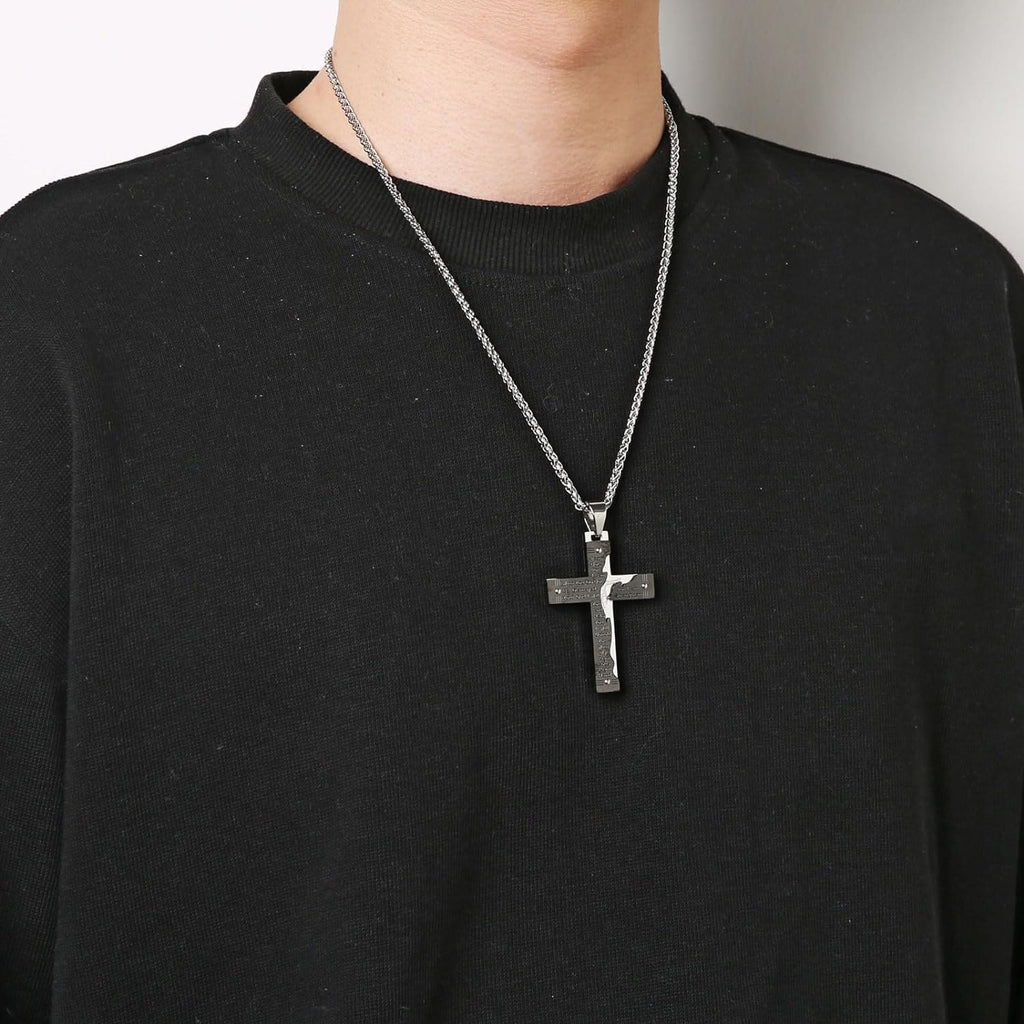 Collar con Dije de Cruz Crucifijo de Jesús