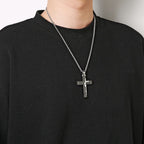 Collar con Dije de Cruz Crucifijo de Jesús