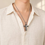 Jesus Crucifix Religion Cross Pendant Necklace