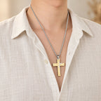 Jesus Crucifix Religion Cross Pendant Necklace