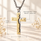 Jesus Crucifix Religion Cross Pendant Necklace