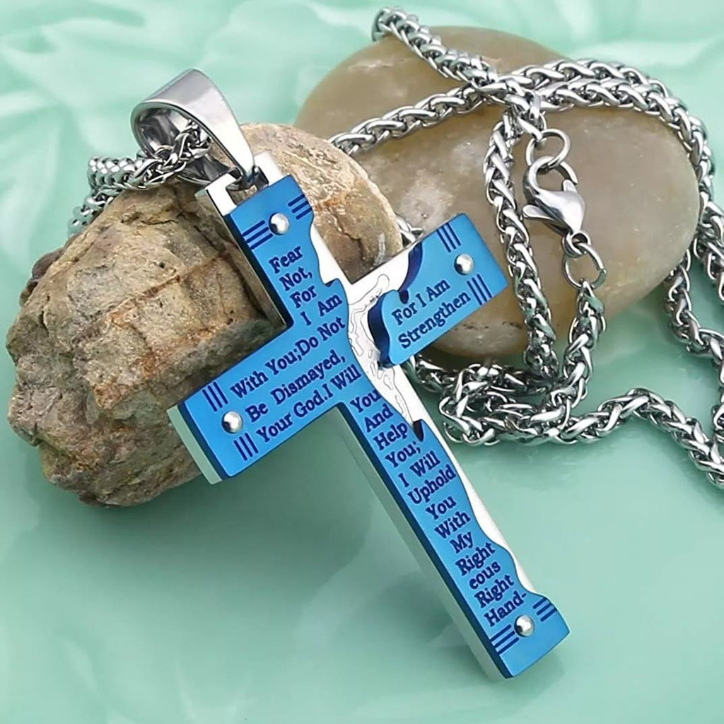 Collar con Dije de Cruz Crucifijo de Jesús