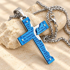 Jesus Crucifix Religion Cross Pendant Necklace