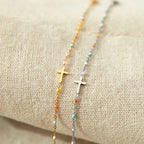 Pulsera Delicada de Cruz Minimalista