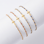 Pulsera Delicada de Cruz Minimalista