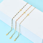 Pulsera Delicada de Cruz Minimalista