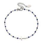 Pulsera Delicada de Cruz Minimalista