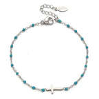 Pulsera Delicada de Cruz Minimalista