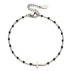 Pulsera Delicada de Cruz Minimalista