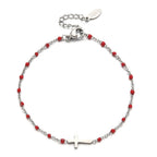 Pulsera Delicada de Cruz Minimalista