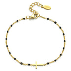 Pulsera Delicada de Cruz Minimalista