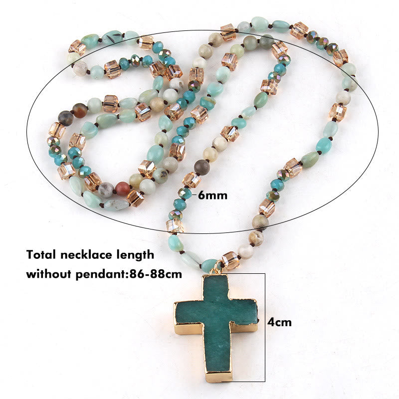 Collar Cristiano con Dije de Cruz Católica: Joyería Religiosa