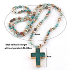 Collar Cristiano con Dije de Cruz Católica: Joyería Religiosa