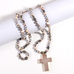 Collar Cristiano con Dije de Cruz Católica: Joyería Religiosa