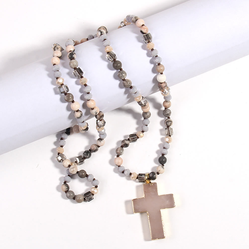 Collar Cristiano con Dije de Cruz Católica: Joyería Religiosa