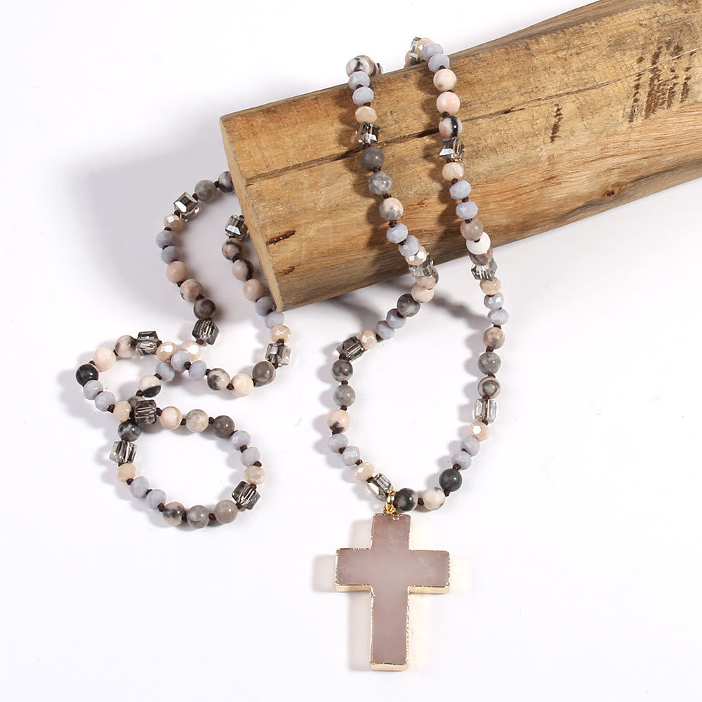 Collar Cristiano con Dije de Cruz Católica: Joyería Religiosa
