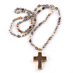 Collar Cristiano con Dije de Cruz Católica: Joyería Religiosa