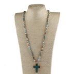 Collar Cristiano con Dije de Cruz Católica: Joyería Religiosa