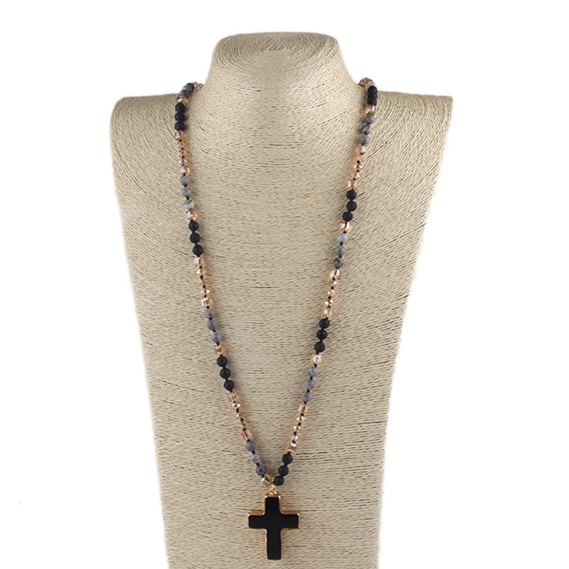 Collar Cristiano con Dije de Cruz Católica: Joyería Religiosa
