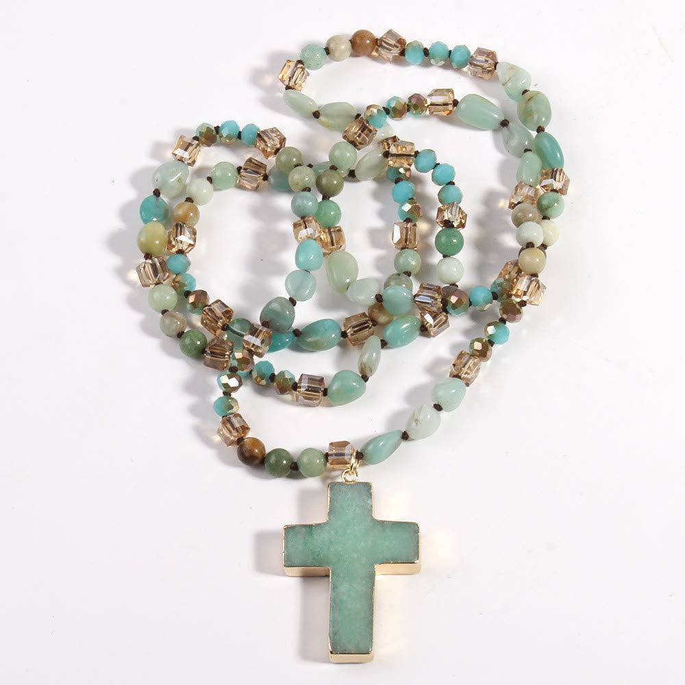 Collar Cristiano con Dije de Cruz Católica: Joyería Religiosa